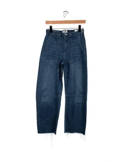 Pre-owned Le Jean High-rise Wide Leg Jeans W/ Tags In Blue