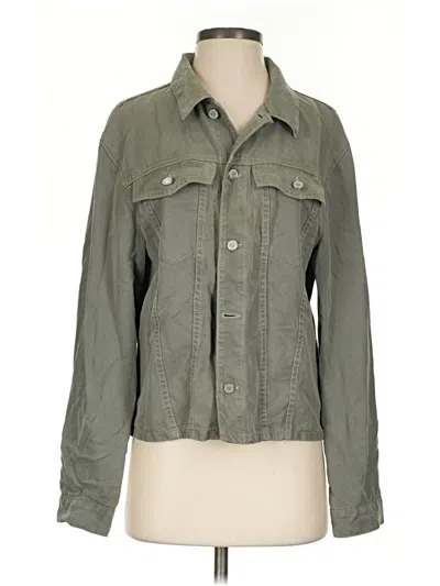 Pre-owned Le Jean Jacket In Green