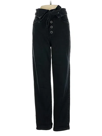 Pre-owned Le Jean Jeans In Black