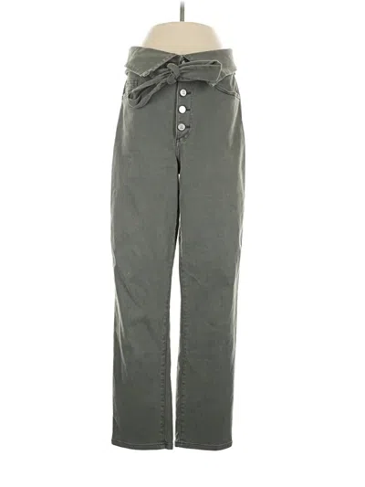Pre-owned Le Jean Jeans In Green