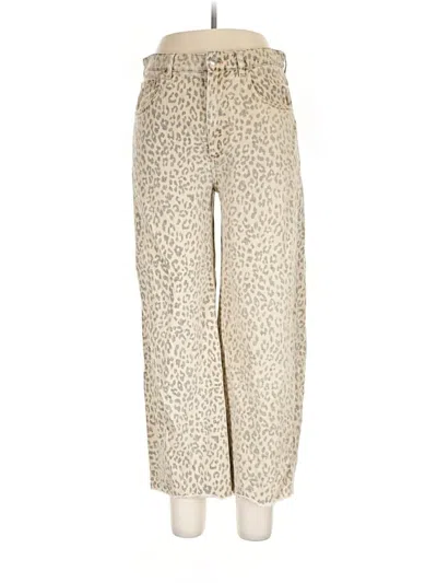 Pre-owned Le Jean Jeans In Ivory
