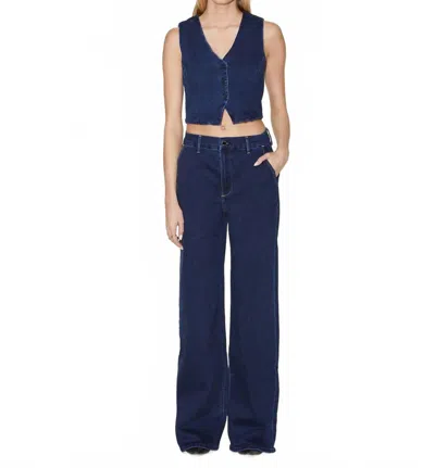 Le Jean Jude Denim Trouser In Ink In Blue