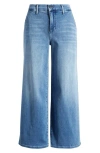 Le Jean Juliette High Waist Ankle Wide Leg Jeans In Wind Of Change