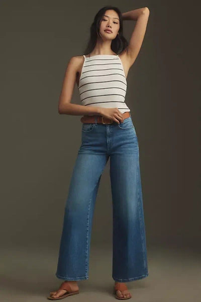 Le Jean Juliette High-rise Wide-leg Jeans In Blue