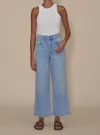 Le Jean Juliette Wide Ankle In Blue Valley In Multi