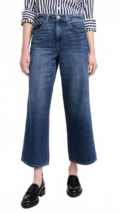 Le Jean Juliette Wide Leg Anks In Sierra Sky