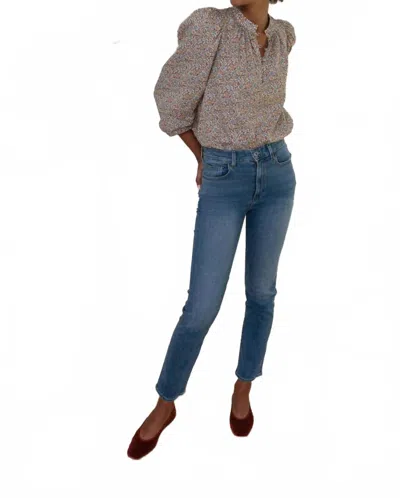 Le Jean Lara Slim Jeans In Coast Medium Blue In Multi