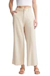 Le Jean Linen Jude Trouser In Sand In Multi