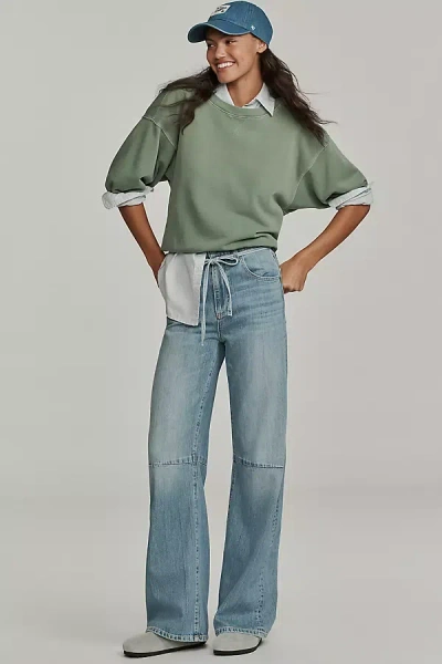 Le Jean Margot High-rise Barrel Jeans In Blue