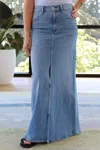 Le Jean Maxi Skirt In Beach House In Multi