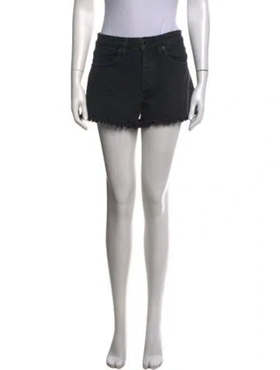 Pre-owned Le Jean Mini Shorts In Black