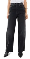 Le Jean Nomad Beaded Tux Stripe Jeans Vintage Charcoal In Vintage Charcoal