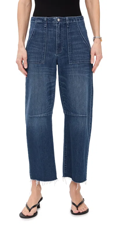 Le Jean Petite Utility Jeans London Calling In Blue
