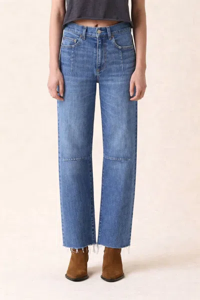 Le Jean Pixie Akle Fray Jean In Liberty In Blue