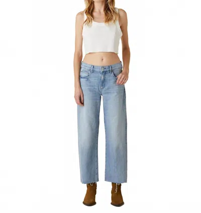 Le Jean Relax Straight Leg Weekend Jeans In Sun Down In Multi