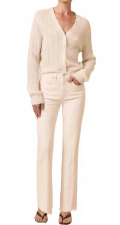 Le Jean Reworked 90s Straight Jeans In Bone In Neutral