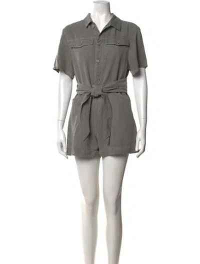Pre-owned Le Jean Romper In Grey