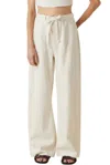 Le Jean Rory Relaxed Barrel Jean In Bone In Neutral
