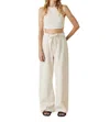 Le Jean Rory Relaxed Barrel Jean In Bone In White