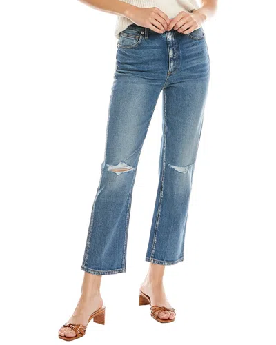Le Jean Sabine Carina High-rise Modern Straight Jean In Blue