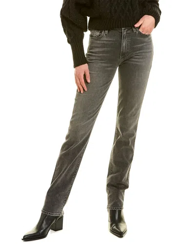 Le Jean Sabine Farrah Wash High-rise Slim Jean In Gray