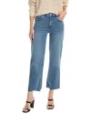 Le Jean Sabine Rolling Hills Straight Crop Jean In Blue