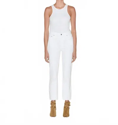 LE JEAN SABINE STRAIGHT JEAN IN WHITE