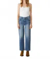 Le Jean Sabine Straight Jeans In Paradise Cove In Blue