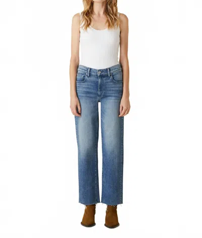 Le Jean Sabine Straight Jeans In Paradise Cove In Blue