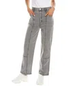 Le Jean Sasha Grey Acid High-rise Modern Straight Jean In Grey