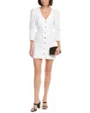 Le Jean Selena Mini Dress In White