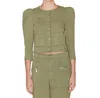 Le Jean Sienna Jacket In Military In Multi
