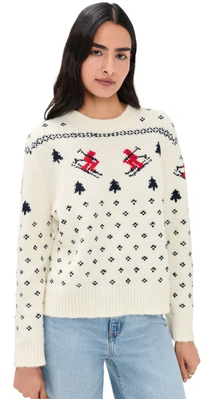 Le Jean Ski Crew Sweater Ski Lodge