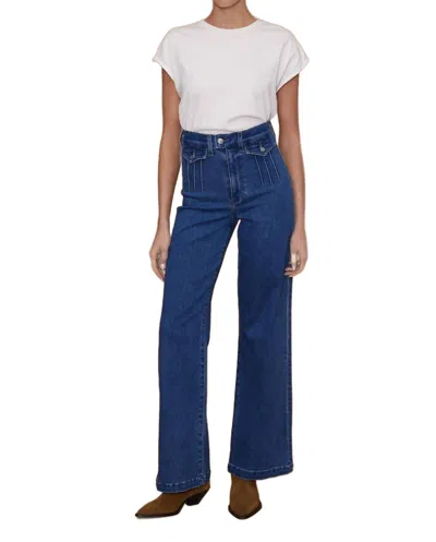 Le Jean Stardust High Rise Trouser In Cece In Multi