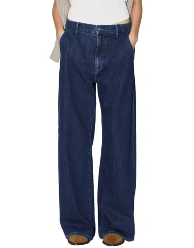 Le Jean Sydney Wide Leg Trouser Jeans In Chateau