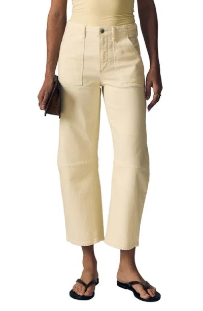 Le Jean Utility Barrel Leg Jeans In Multi