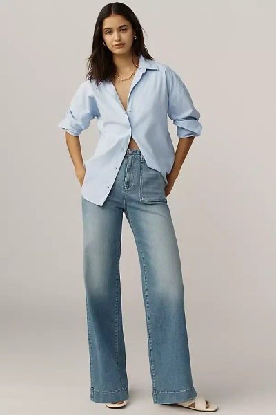 Le Jean Utility High-rise Wide-leg Jeans
