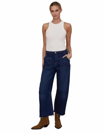 Le Jean Utility Soft Barrel Jean In Zoe In Multi