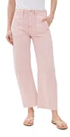 Le Jean Utility Soft Barrel Jeans Dusty Pink