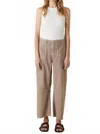 Le Jean Utility Soft Barrel Jeans In Sandstone In Brown