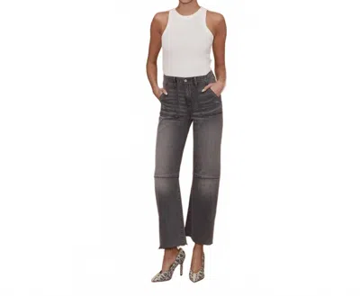 Le Jean Utility Soft Barrel Trouser Pants In Moonstone In Multi