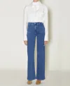Le Jean Virginia Wide Leg Jean In Love Song In Blue