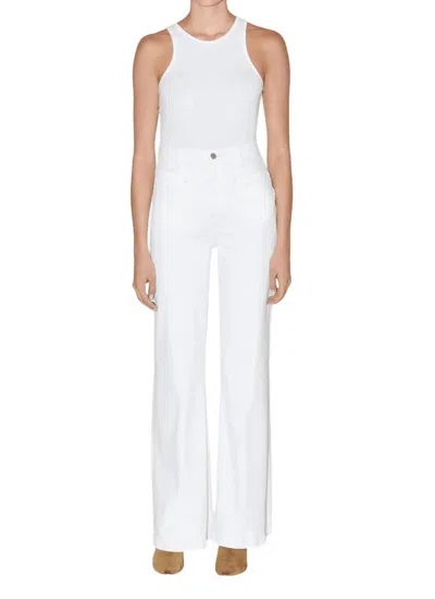 Le Jean Virginia Wide Leg Jean In White