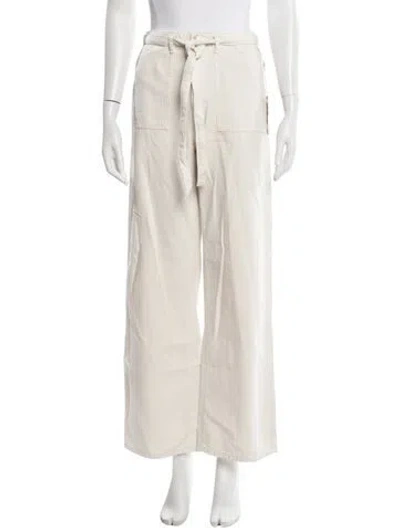 Pre-owned Le Jean Wide Leg Pants W/ Tags In Neutrals