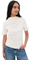 Le Jean Willow Tee Bone In White