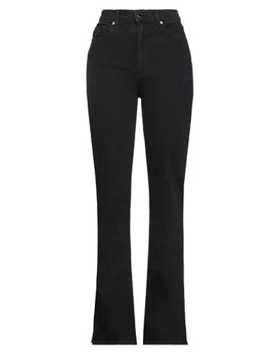 Le Jean Woman Jeans Black Size 27 Cotton, Elastomultiester, Elastane