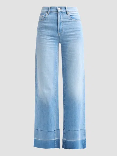 Le Jean Women's Column Released-hem Jeans In Eden