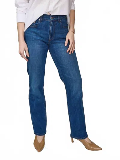 Le Jean Women's Easy Slim Anks In Crosby In Blue