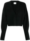 Le Kasha Accra Knit Cardigan In Black