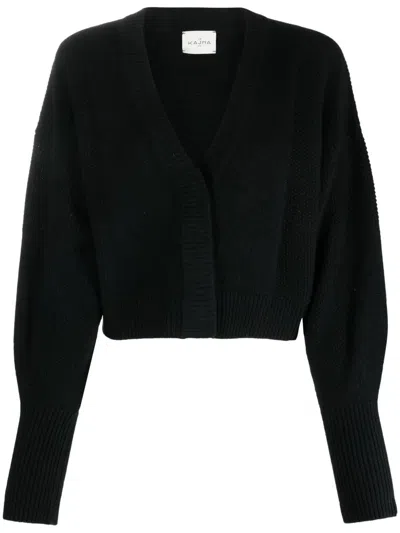 Le Kasha Accra Knit Cardigan In Charcoal